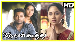 Oru Naal Koothu Tamil movie | scenes | Dinesh questions Nivetha | Mia upset