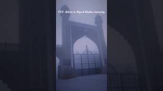 Foggy Winter in Aligarh Muslim University|| status video|| #university #shortvideo #amu