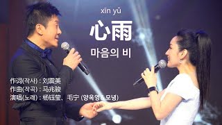 杨钰莹 \u0026 毛宁 - 心雨 / 양옥영 \u0026 모녕 - 마음의 비【가사번역】 비의 노래(5)