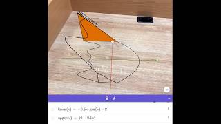 Custom Solid (Calculus): Cross Sections Parallel to yAxis are ISOSCELES RIGHT TRIANGLES (VA)