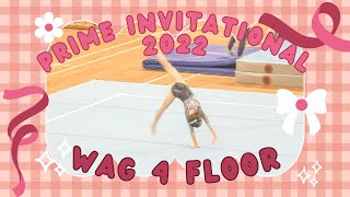 Prime Invitational 2022 | WAG Level 4 Floor Exercise - Kielia Lee