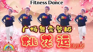 🌸《桃花运》DJ版🌸 超洗脑好听好跳 | 广场舞舞蹈 歌词完整版 | 抖音 Tiktok Dance | Fitness Dance | Crystalboy Zumba