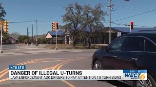 New Hanover Co. Sheriff’s Office warns drivers about dangers of illegal U-Turns