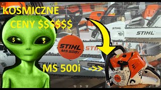 Ceny pilarek Stihl \u0026 Husqvarna u Dilera na zachodzie. Kosmiczne ceny $ zwiedzamy salon. #Ms500i