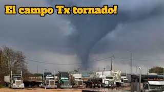 Footage of a tornado in El Campo, Texas today! | Houston tornado 2024