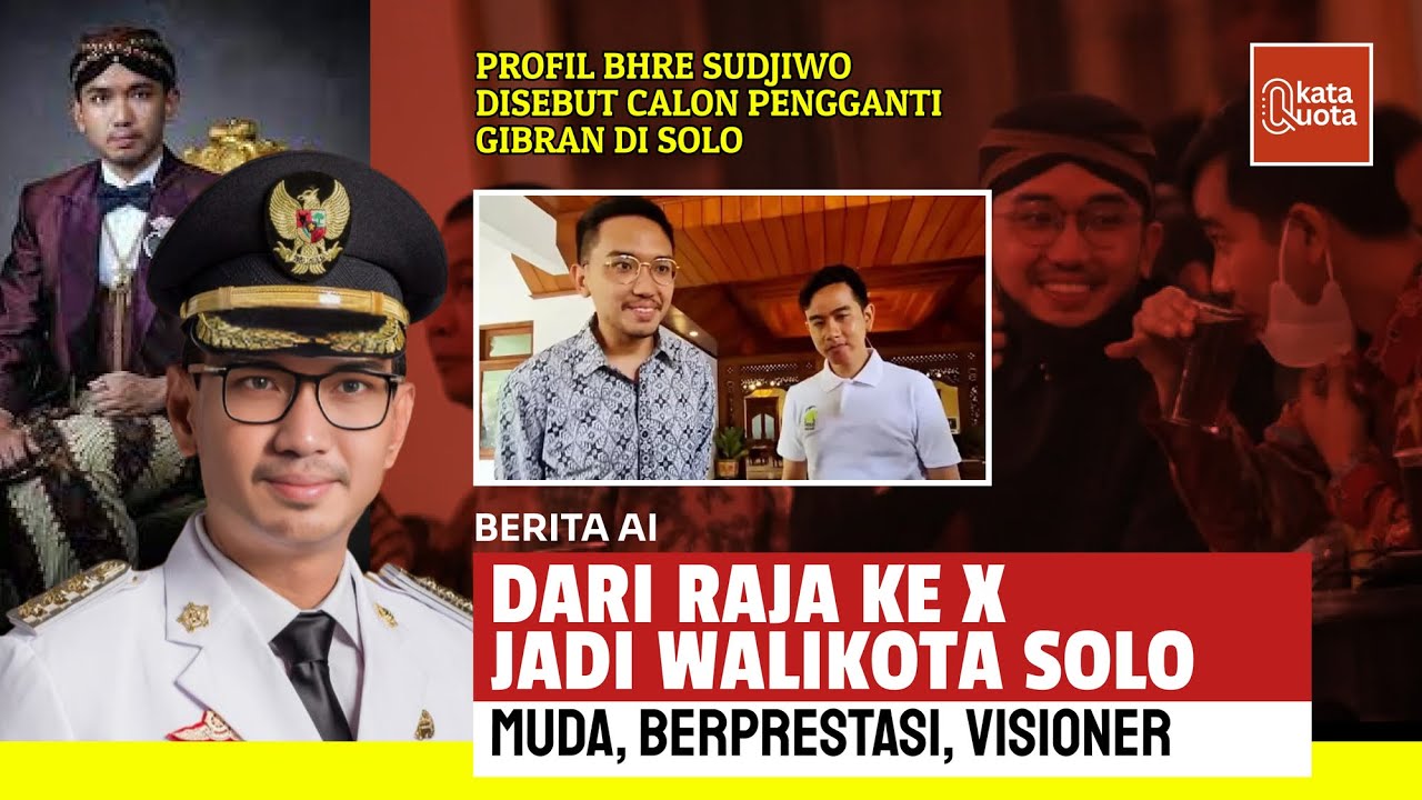 Profil Bhre Sudjiwo Bakal Calon Pengganti Gibran Walikota Solo. # ...