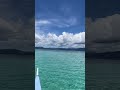 tropical waters around port barton bay in palawan philippines