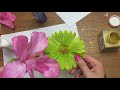 everyday crafting how to add glitter to fake flowers