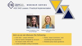 ASC 842 Leases: Practical Implementation