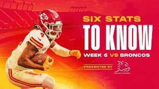Six Stats To Know For Week 6 Of The 2023 NFL Season | Kansas City Chiefs vs. Denver Broncos