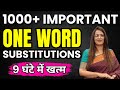 1000+ Important questions of One Word Substitution For SSC CGL & All Upcoming Exams | Rani mam