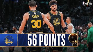 Steph & Klay's Best Buckets From Game 3 | 56 COMBINED PTS