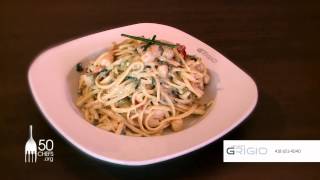 Les linguine pétoncles crevettes du Grigio