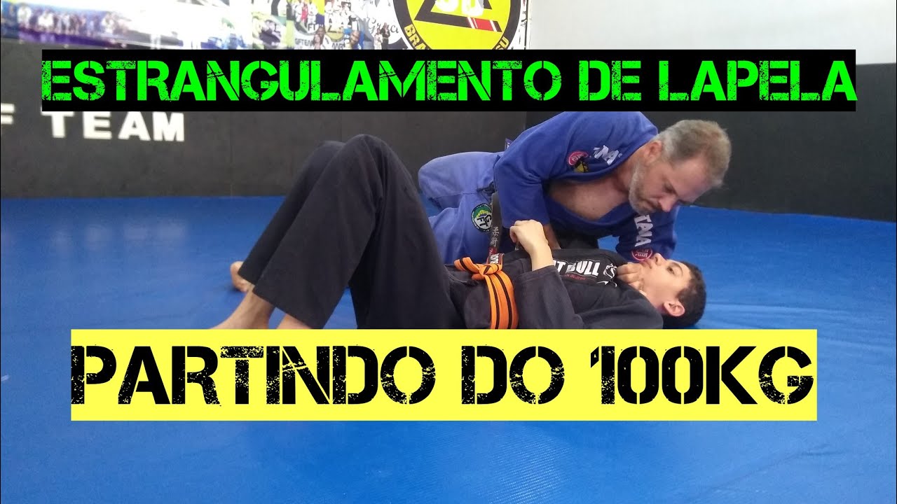 Estrangulamento De Lapela Partindo Do 100kg Youtube