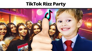 Kids at Tiktok Rizz Party be like