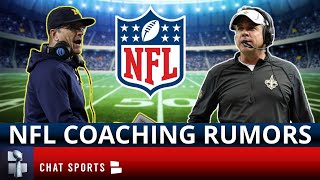 MAJOR NFL Coaching Rumors On Sean Payton, Jim Harbaugh, Top Head Coach Candidates & Hot Seats