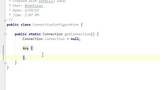 Java and JDBC tutorial #1: Make connection