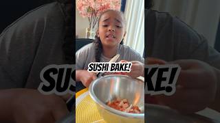 Sushi Bake is an easy meal that satisfies all of our family and friends! #sushibake #sushi