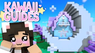 💙 Minecraft MOON House Tutorial! Kawaii Guides
