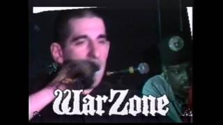 WARZONE (Us) Live Paris, Espace Sedaine  13 02 1995