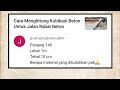 cara hitung jalan rabat beton