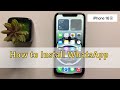 How to Install WhatsApp iPhone 16e #new