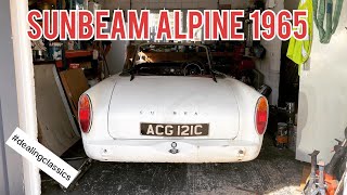 SUNBEAM ALPINE 1965 GARAGE FIND #sunbeamalpine #gt #classiccars #dealingclassics #reillyclassiccars