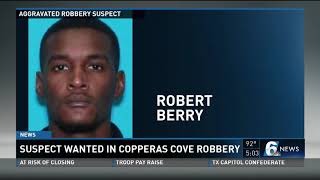 Suspect wanted in Copperas Cove robbery