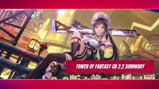 Summary of Tower Of Fantasy 2.2 Livestream 8 VS 8 Mode / 4 Player Bygone / Racing / Apartment System