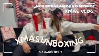 Unboxing Navideño | ¿NOS REGALAMOS LO MISMO? Marian\u0026Cholo