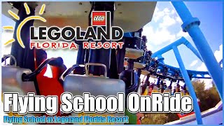 ✈️Flying School🎢OnRide Roller Coaster POV🧱Legoland Florida Theme Park