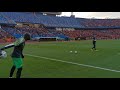 denis onyango warm up