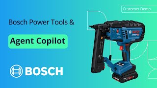 Cognigy Agent Copilot at Bosch Power Tools