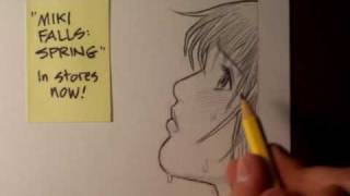 How To Draw a Manga Face in Profile ("Miki Falls")
