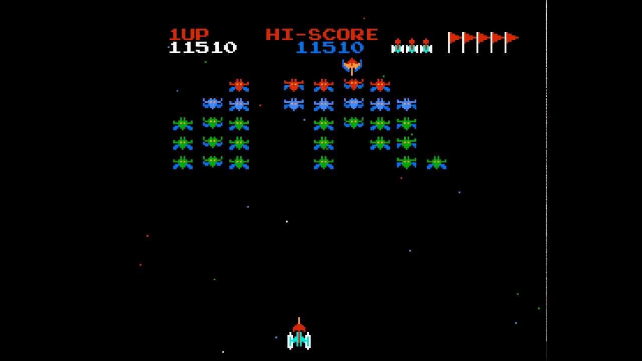 Galaxian Walkthrough/Gameplay NES HD 1080p - YouTube