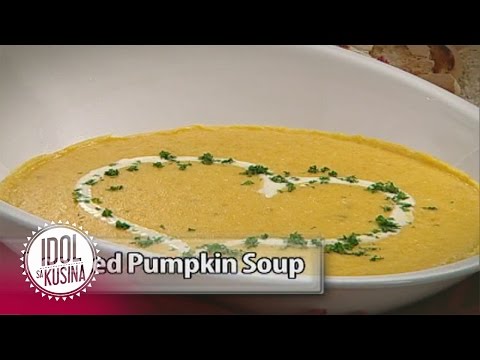 Idol sa Kusina recipe: Roasted Pumpkin Soup with Dennis Trillo Idol sa Kusina recipe: Roasted Pumpkin Soup with Dennis Trillo