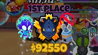 [BTD6] First Place! Ranked Normal Blastapopoulos #6 (Resort) with $92k spent