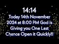 A message from angels: Your Heavenly Father will be arriving at your home ✝️God Says💌 #jesusmessage