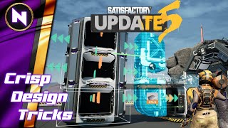 Simple Tips & Tricks to BUILD BETTER FACTORIES | Satisfactory Update 5 | #10 | Showcase/Tutorial
