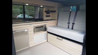 Wessex Vans Presents VW T5 4 Berth Camper Conversion in Chestnut Brown: Inside and Walk Around