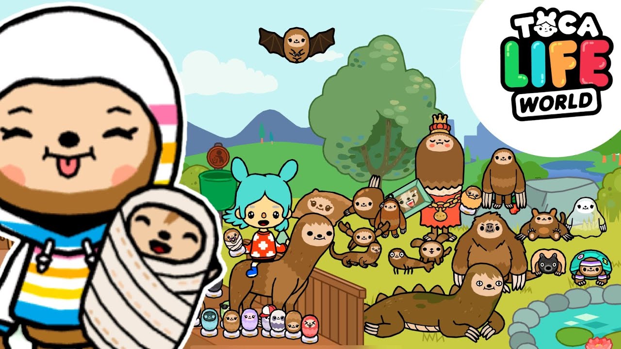 I FOUND ALL SLOTHS 😱 In Toca Life World 🌏 | Toca Boca Secrets | Toca ...