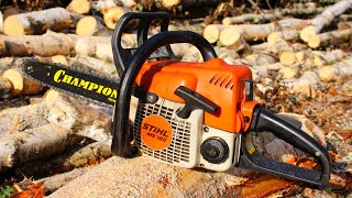 STIHL 180 Сколько напилит Дров на 1 Баке. ЭКСПЕРИМЕНТ!