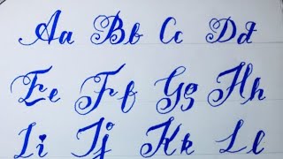 English calligraphy for beginners | Capital letters | Lesson # 3| Use of Cut marker