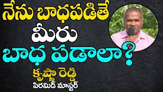 నేను బాధపడితే మీరు బాధ పడాలా? | Krishna Reddy | Miracles of Meditation