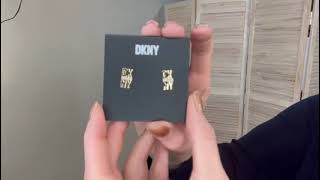 ( № 479 ) 3900 р СЕРЬГИ DKNY