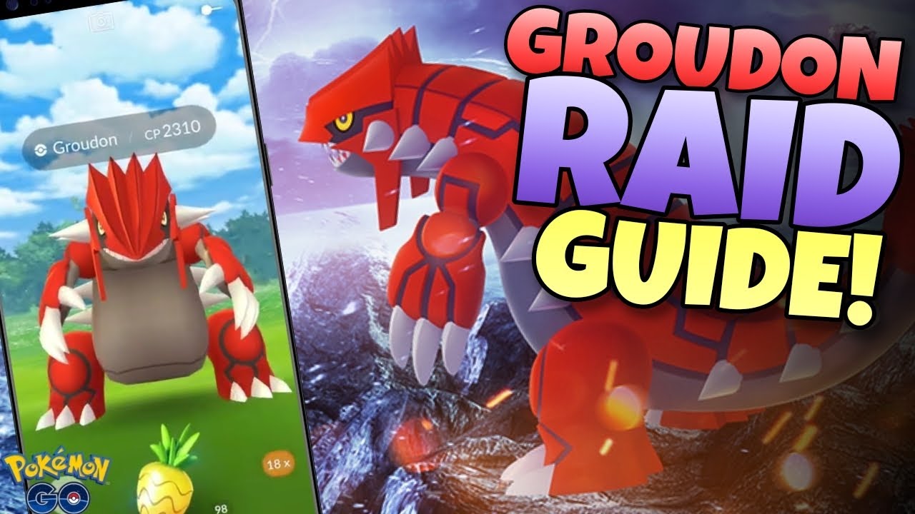 HOW TO EASILY BEAT GROUDON!! Pokémon GO Raid Guide! - YouTube