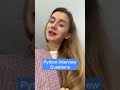 Interview Questions for Data Scientist / Data Analyst | Python questions and answers, Pandas