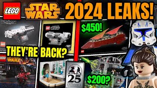 NEW LEGO Star Wars 2024 LEAKS! (UCS SAIL BARGE, MAY 4TH PROMO, 25TH ANNIVERSARY, DEATH STAR, & MORE)