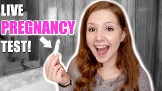 LIVE PREGNANCY TEST! IS THIS A POSITIVE PREGNANCY TEST!? TTC BABY #2!