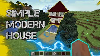 Simple Modern House in Minecraft Java